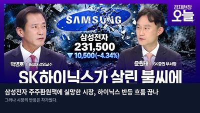 삼성전자 주주환원책에 실망한 시장, 하이닉스 반등 흐름 끊나