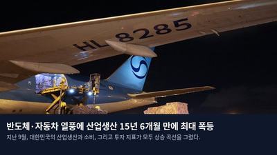 반도체·자동차 열풍에 산업생산 15년 6개월 만에 최대 폭등