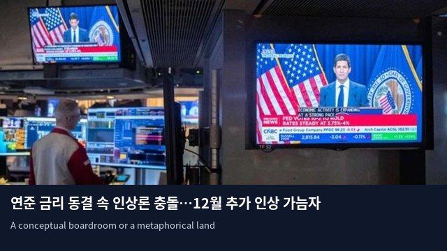 연준 금리 동결 속 인상론 충돌…12월 추가 인상 가늠자
