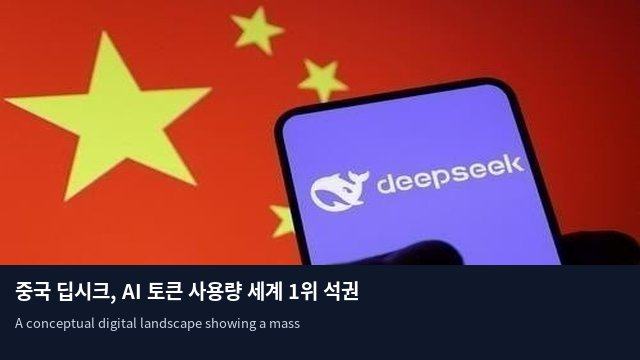 중국 딥시크, AI 토큰 사용량 세계 1위 석권