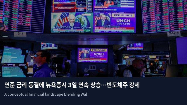 연준 금리 동결에 뉴욕증시 3일 연속 상승…반도체주 강세