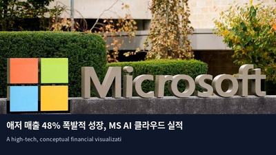 애저 매출 48% 폭발적 성장, MS AI 클라우드 실적 '잭팟'