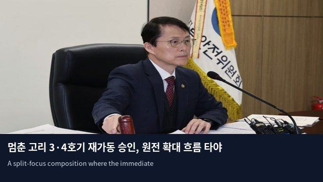 멈춘 고리 3·4호기 재가동 승인, 원전 확대 흐름 타야