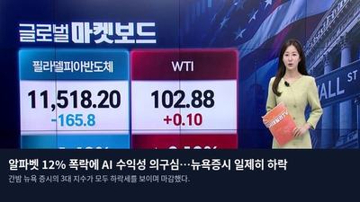 알파벳 12% 폭락에 AI 수익성 의구심…뉴욕증시 일제히 하락