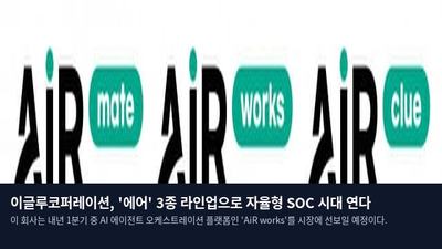 이글루코퍼레이션, '에어' 3종 라인업으로 자율형 SOC 시대 연다