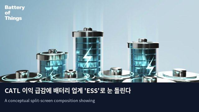 CATL 이익 급감에 배터리 업계 'ESS'로 눈 돌린다