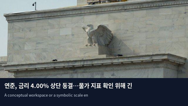 연준, 금리 4.00% 상단 동결…물가 지표 확인 위해 긴축 잠시 멈춤