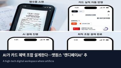 AI가 카드 혜택 조합 설계한다…앳원스 '캔디페이AI' 추진