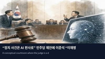 “정치 사건은 AI 판사로” 민주당 제안에 이준석 “이재명 유죄 확정” 맞불