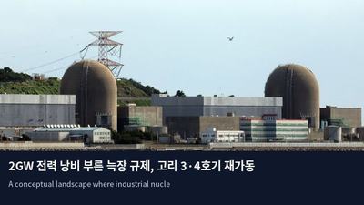 2GW 전력 낭비 부른 늑장 규제, 고리 3·4호기 재가동이 남긴 숙제