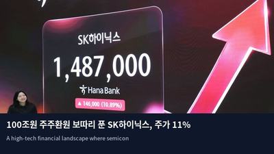 100조원 주주환원 보따리 푼 SK하이닉스, 주가 11% 폭등