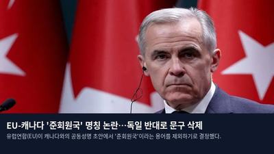 EU-캐나다 '준회원국' 명칭 논란…독일 반대로 문구 삭제