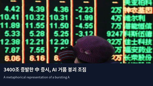 3400조 증발한 中 증시, AI 거품 붕괴 조짐