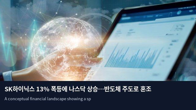 SK하이닉스 13% 폭등에 나스닥 상승…반도체 주도로 혼조세 마감