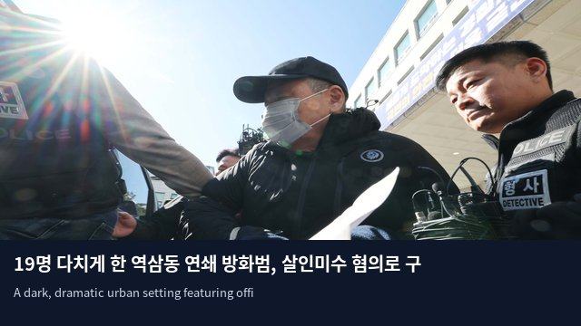 19명 다치게 한 역삼동 연쇄 방화범, 살인미수 혐의로 구속 송치