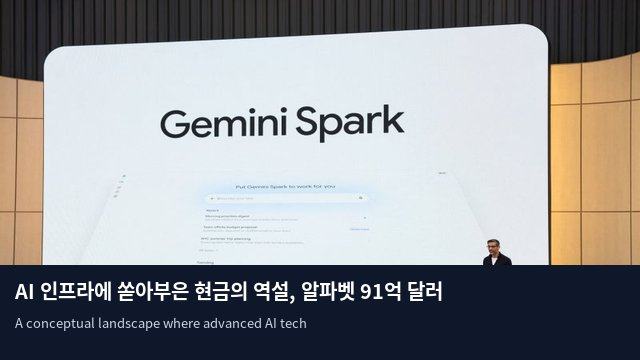 AI 인프라에 쏟아부은 현금의 역설, 알파벳 91억 달러 적자에 주가 급락