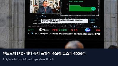 앤트로픽 IPO·메타 증자 폭발적 수요에 코스피 6000선 탈환