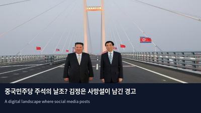 중국민주당 주석의 날조? 김정은 사망설이 남긴 경고