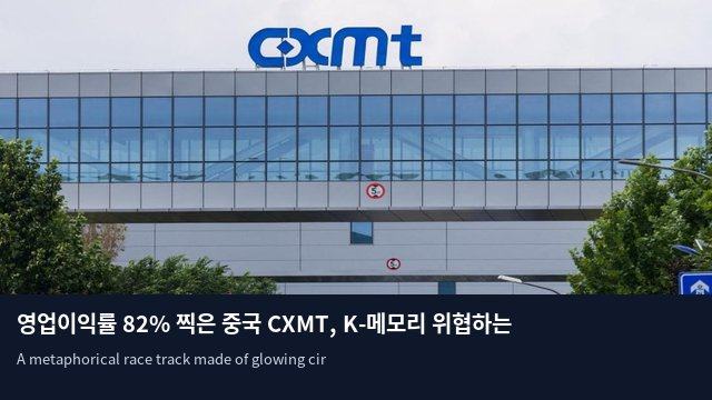 영업이익률 82% 찍은 중국 CXMT, K-메모리 위협하는 추격 속도