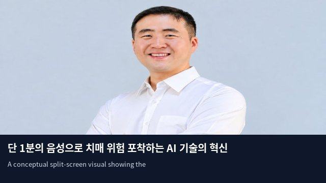 단 1분의 음성으로 치매 위험 포착하는 AI 기술의 혁신