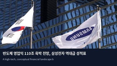 반도체 영업익 110조 육박 전망, 삼성전자 역대급 성적표 나온다