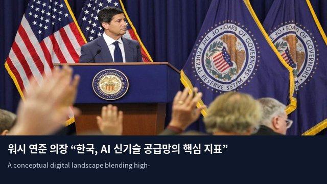 워시 연준 의장 “한국, AI 신기술 공급망의 핵심 지표”