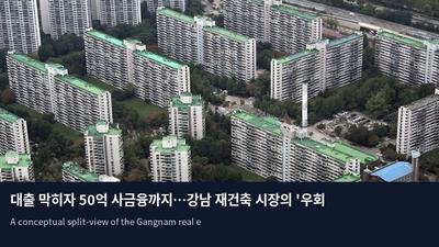 대출 막히자 50억 사금융까지…강남 재건축 시장의 '우회 거래' 급증