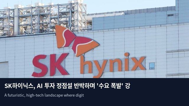 SK하이닉스, AI 투자 정점설 반박하며 '수요 폭발' 강조