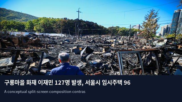구룡마을 화재 이재민 127명 발생, 서울시 임시주택 96채 긴급 투입