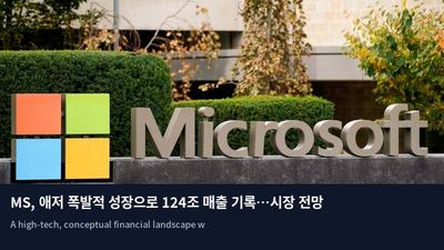 MS, 애저 폭발적 성장으로 124조 매출 기록…시장 전망 압도