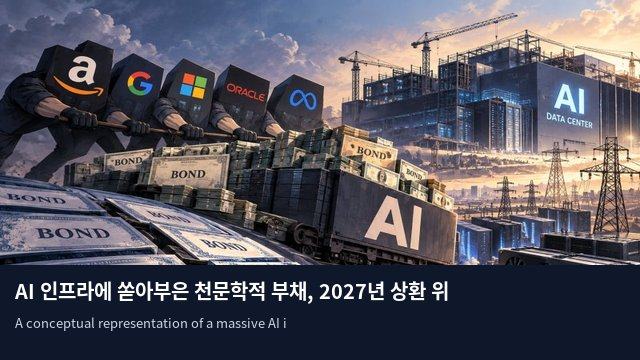 AI 인프라에 쏟아부은 천문학적 부채, 2027년 상환 위기 직면하나