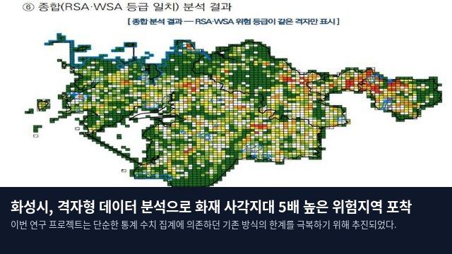 화성시, 격자형 데이터 분석으로 화재 사각지대 5배 높은 위험지역 포착