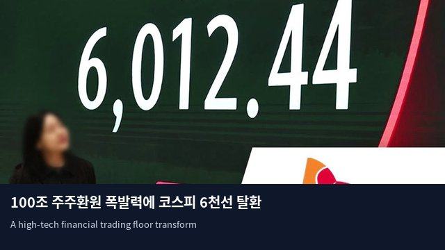 100조 주주환원 폭발력에 코스피 6천선 탈환