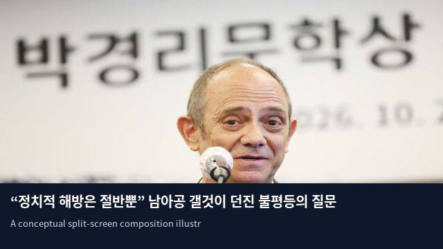 “정치적 해방은 절반뿐” 남아공 갤것이 던진 불평등의 질문