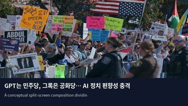 GPT는 민주당, 그록은 공화당… AI 정치 편향성 충격