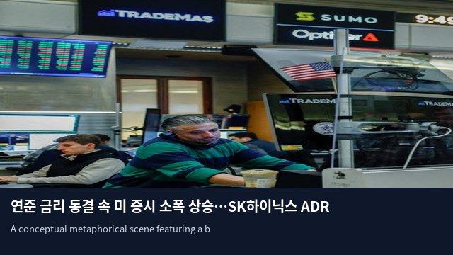 연준 금리 동결 속 미 증시 소폭 상승…SK하이닉스 ADR 13% 폭등