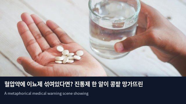 혈압약에 이뇨제 섞여있다면? 진통제 한 알이 콩팥 망가뜨린다