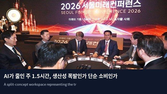 AI가 줄인 주 1.5시간, 생산성 폭발인가 단순 소비인가