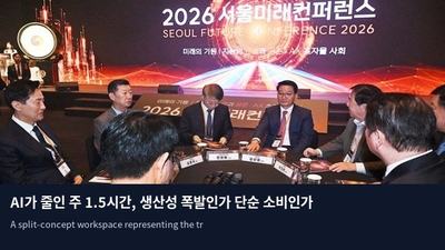 AI가 줄인 주 1.5시간, 생산성 폭발인가 단순 소비인가