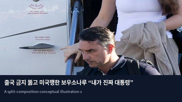 출국 금지 뚫고 미국행한 보우소나루 “내가 진짜 대통령”