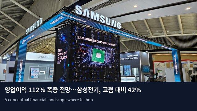 영업이익 112% 폭증 전망…삼성전기, 고점 대비 42% 하락 후 반등 신호