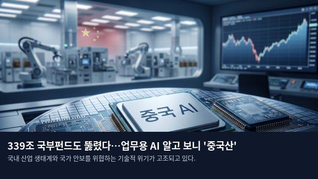 339조 국부펀드도 뚫렸다…업무용 AI 알고 보니 '중국산'