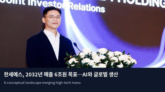 한세예스, 2032년 매출 6조원 목표…AI와 글로벌 생산 거점 혁신